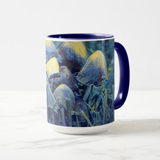 魔法マッシュルームムーンライトオンマッシュルームマグ マグカップ (正面右)