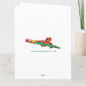 魔法マッシュルーム大型挨拶カード カード (裏面)