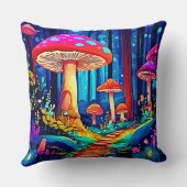 魔法マッシュルーム経路デザイン クッション (裏面)