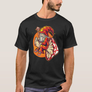 魔法マッシュルーム飛んでいる格言サイケデリックおもしろい Tシャツ