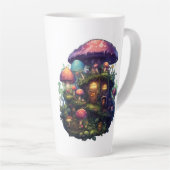 魔法マッシュルーム カフェラテマグ (右アングル)