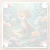 魔法マッシュルーム ガラスコースター (裏面)