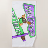 魔法マフィン ビーチタオル (正面)