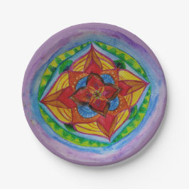 魔法マンダラコンカスタムパス紙プレート7" ペーパープレート