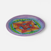 魔法マンダラコンカスタムパス紙プレート7" ペーパープレート (アングル)