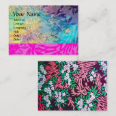 魔法マートル/きらめく金ゴールド反射 名刺 (正面/裏面)