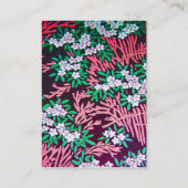 魔法マートル/きらめく金ゴールド反射 名刺 (裏面)