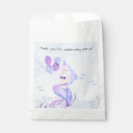 魔法マーメイドテーマバースデーパーティー フェイバーバッグ