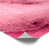 魔法マーメイドブライトピンクはかりで測カラー水色 ポスター (角)