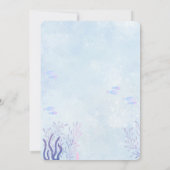 魔法マーメイド誕生日パーティー 招待状 (裏面)