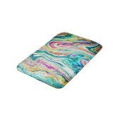 魔法マーリング:メタリック絵を描デザイン。 バスマット (アングル)