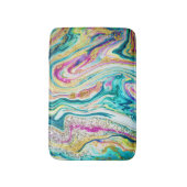 魔法マーリング:メタリック絵を描デザイン。 バスマット (正面縦)