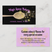 魔法ミキシングスプーン料理ベーキング名刺… 名刺 (正面/裏面)