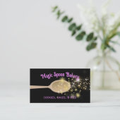 魔法ミキシングスプーン料理ベーキング名刺… 名刺 (スタンド正面)