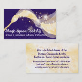 魔法ミキシングスプーン料理ベーキング名刺… 名刺 (正面/裏面)