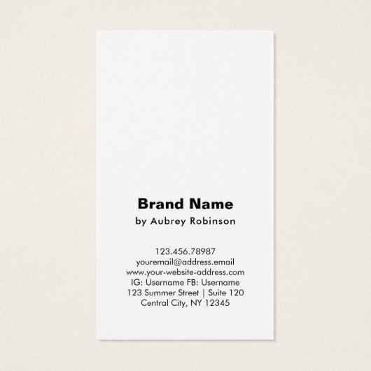 魔法ミスティマウンテンズグレーネックレスディスプレイカード (裏面)