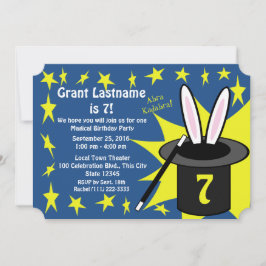 魔法ミー誕生日 招待状