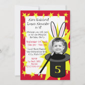 魔法ミー誕生日 招待状 (正面)