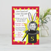 魔法ミー誕生日 招待状 (スタンド正面)