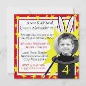 魔法ミー誕生日 招待状 (正面)