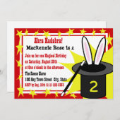 魔法ミー誕生日 招待状 (正面/裏面)