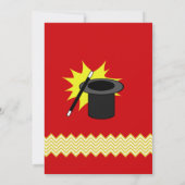 魔法ミー誕生日 招待状 (裏面)