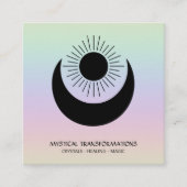 *~*魔法ムーンサンアルケミー宇宙虹 スクエア名刺 (正面)