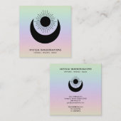 *~*魔法ムーンサンアルケミー宇宙虹 スクエア名刺 (正面/裏面)