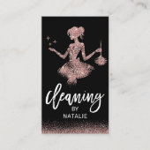 魔法メイドサービスバラ金ゴールドハウスクリーニング 名刺 (正面)