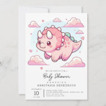 魔法モダンの恐竜の赤ちゃんシャワー