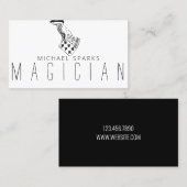 魔法モダンマジシャンカードトランプのポーカーエンターテイメント 名刺 (正面/裏面)