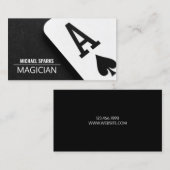 魔法モダンマジシャンカードトランプのポーカーエンターテイメント 名刺 (正面/裏面)