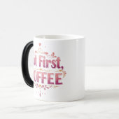 魔法モーフィング11ozマグコーヒー愛好家 モーフィングマグカップ (正面左)