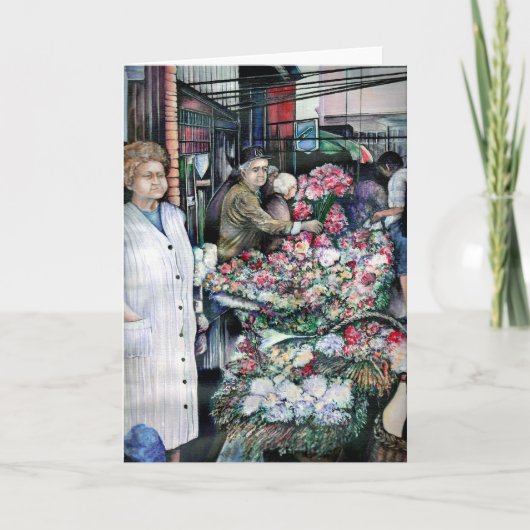 魔法モーメントのMisloc市場ハンガリーのグリーティングカー カード (正面)