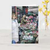 魔法モーメントのMisloc市場ハンガリーのグリーティングカー カード (黄色い花)