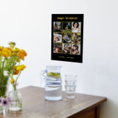 魔法モーメントカスタムフォトコラージフォイルプリント 箔ポスター (レイダウン (キッチン))