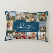 魔法モーメントフォトコラージファミリー アクセントクッション (裏面)