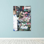 魔法モーメントMislocマーケットハンガリー キャンバスプリント (インサイチュ (ウッドフロア))