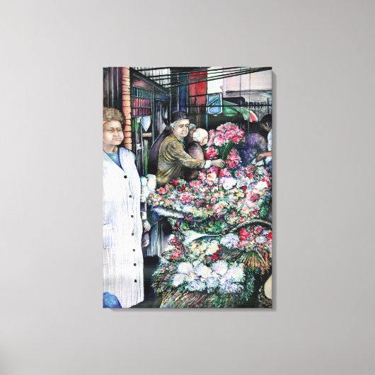 魔法モーメントMislocマーケットハンガリー キャンバスプリント (正面)