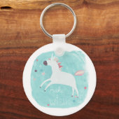 魔法ユニコーンスクワッド – 願いを叶える キーホルダー (正面)