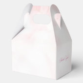 魔法ユニコーンプリンセス城誕生日の好意ボックス フェイバーボックス (裏面)