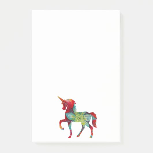 魔法ユニコーン投稿ノート ポストイット (正面)