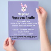 魔法ラビット、マジシャン広告ズ チラシ (手)