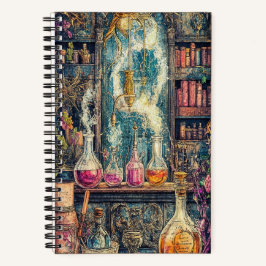 魔法ラボ5.5インチx 8.5インチスパイラルノートパソコン ノートブック