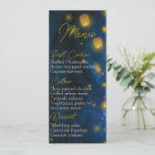 魔法ランタン結婚のメニュー 招待状 (スタンド正面)