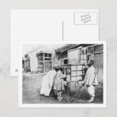 魔法ランタンc.1870（写真つき） ポストカード (正面/裏面)