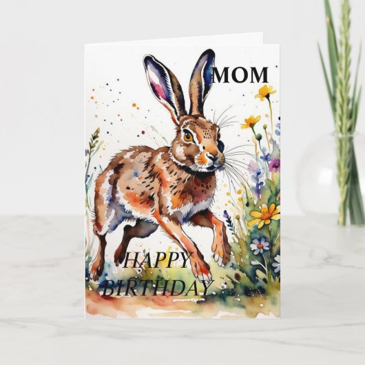 魔法ランニングのハレ誕生日カード（編集可能） シーズンカード (正面)