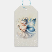 魔法リトルフェアリーシルエット子供の誕生日 ギフトタグ (裏面)