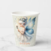 魔法リトルフェアリーシルエット子供の誕生日 紙コップ (正面)