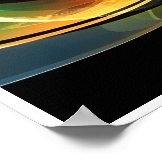 魔法リングや輪 ポスター (角)